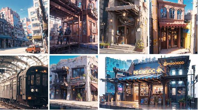 인공지능을 활용한 결과물