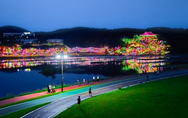 ▲경주 형산강 연등문화문화 축제 5월 3일 개막ⓒ경주시청 제공