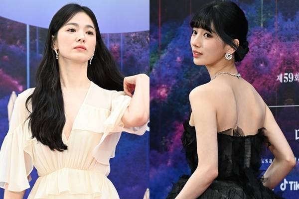 송혜교 수지. 유용석 기자