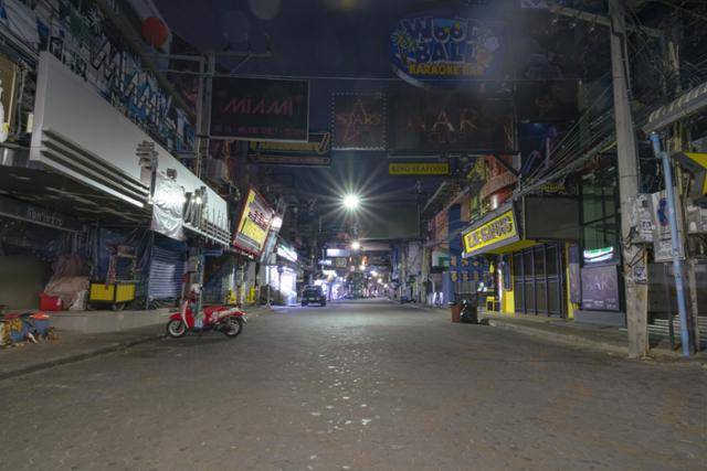 파타야의 밤거리. 게티이미지뱅크