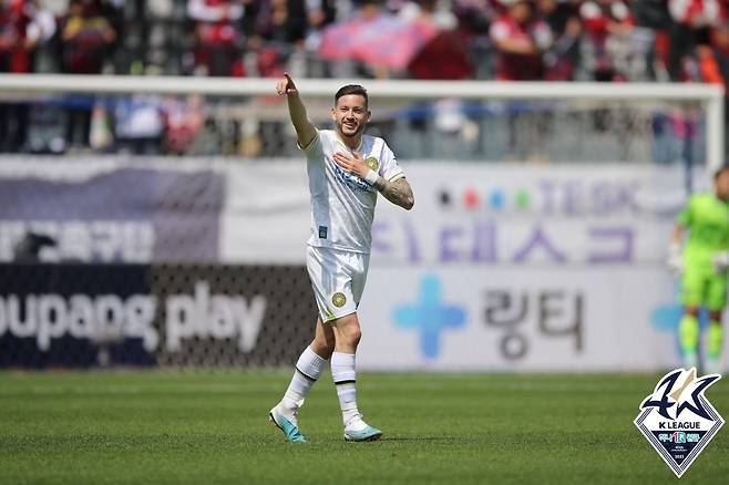 김포FC 공격수 파블로 (한국프로축구연맹 제공)