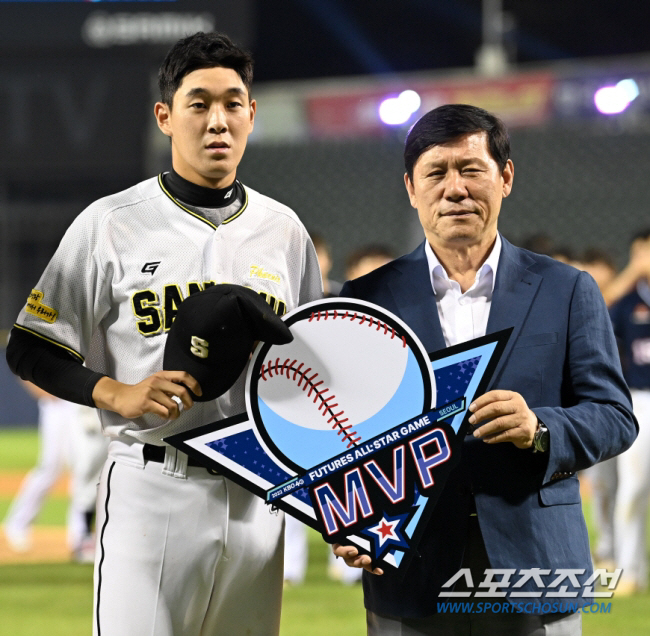 퓨처스 올스타전 MVP 나승엽. 스포츠조선DB