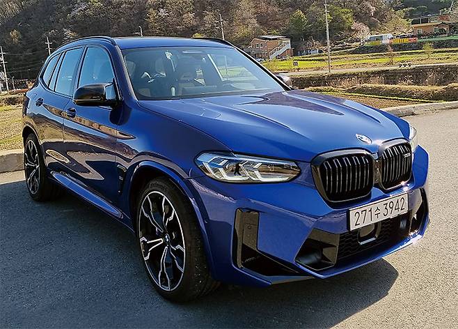 BMW X3 M 컴페티션. 사진 고성민 기자