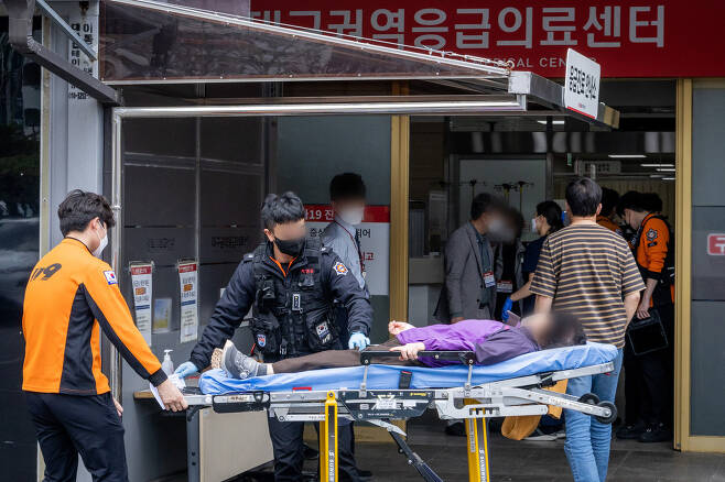 대구 경북대병원 권역응급의료센터의 모습. ⓒ시사IN 신선영