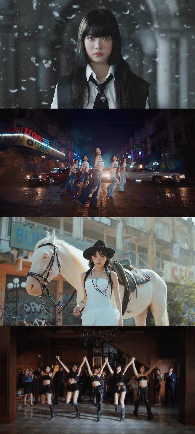 /사진=르세라핌 '언포기븐' MV 캡처