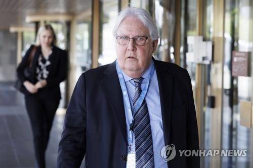 수단 특사로 임명된 마틴 그리피스 유엔 긴급구호 조정관 [EPA 연합뉴스 자료사진]