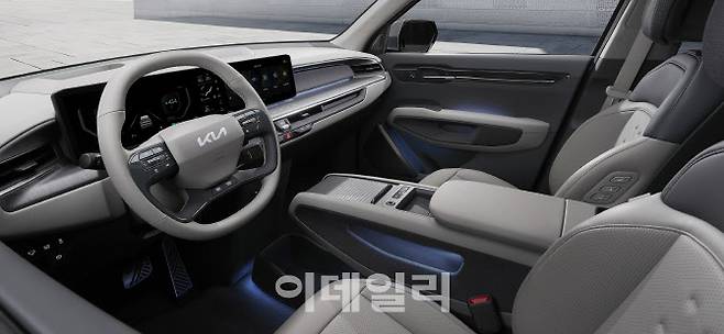 기아의 대형 스포츠유틸리티차(SUV) ‘EV9’ 내부 인테리어.(사진=기아)