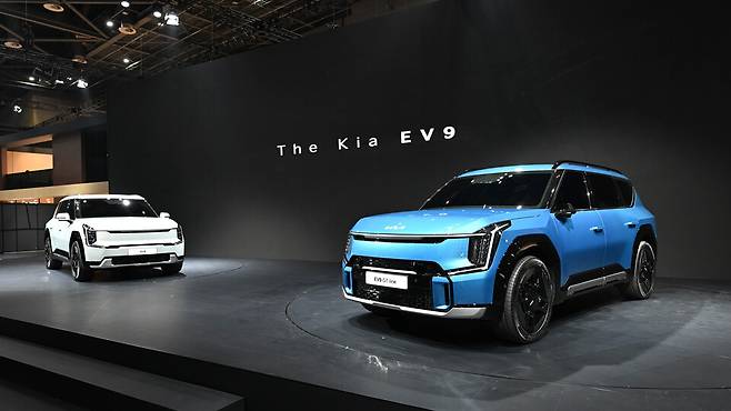 2023 서울모빌리티쇼에 전시된 기아 EV9 (사진=기아)
