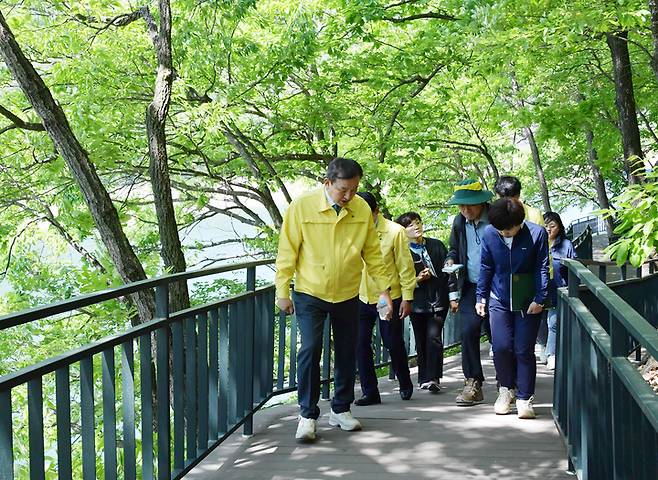 담양군, 추월산 용마루길 보수 완료 재개통. (사진=담양군 제공) *재판매 및 DB 금지