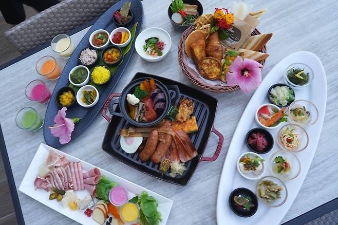 뷔페 다이닝 나시로 조식 메뉴.  /사진= 강예신 여행+ 기자