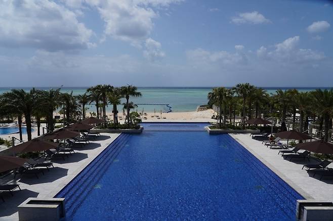 VIP 전용 풀.  /사진= 강예신 여행+ 기자