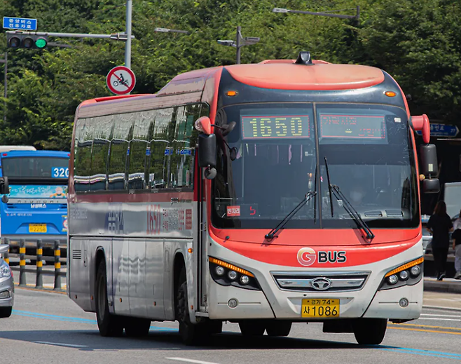 8일부터 광역버스 1650번이 3대 증차되어 운행한다.ⓒ구리시