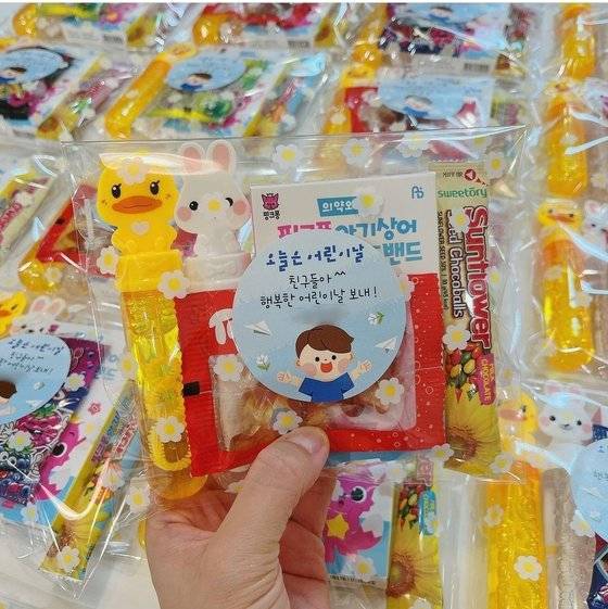 만 4세 자녀를 키우는 유모(37)씨가 준비한 구디백의 사진. 독자 제공