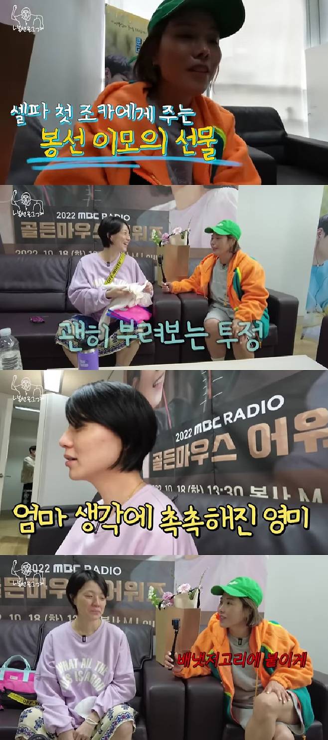 안영미  / 사진=신봉선 유튜브 채널