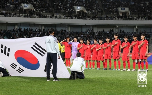 지난 3월 AFC U-20 아시안컵에 참가한 김은중호. 사진=대한축구협회 제공