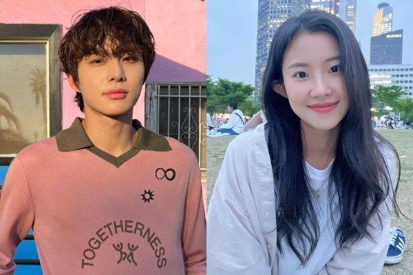 NCT 정우 김민아 / 사진=각 SNS 캡처