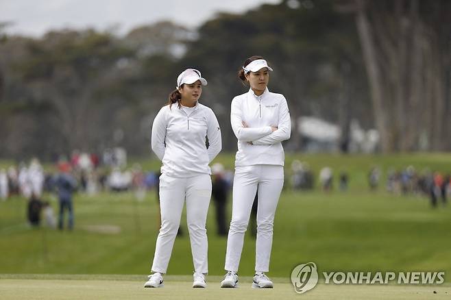 최혜진과 전인지 [게티이미지/AFP=연합뉴스]