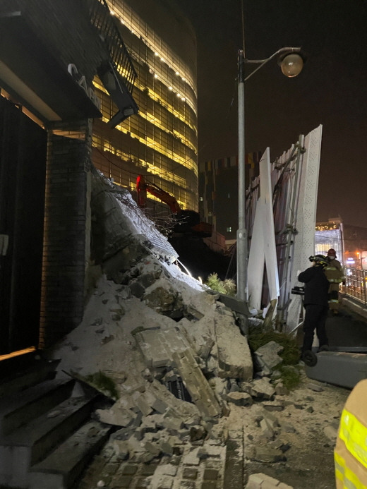 서울 용산구 한남동의 공사장 옹벽 붕괴사고 현장. 해당 기사 내용과는 관련 없음 /사진=뉴스1