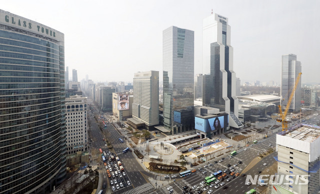 서울 강남구 테헤란로 일대. 뉴시스 자료사진.