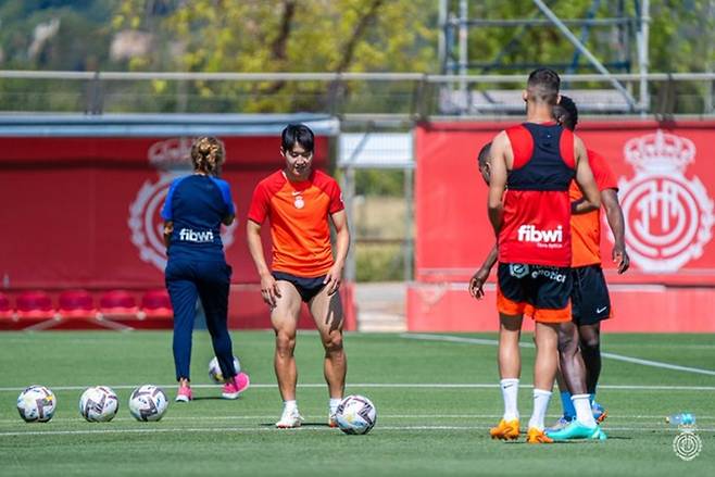 ▲ 훈련하는 이강인. ⓒ마요르카 SNS