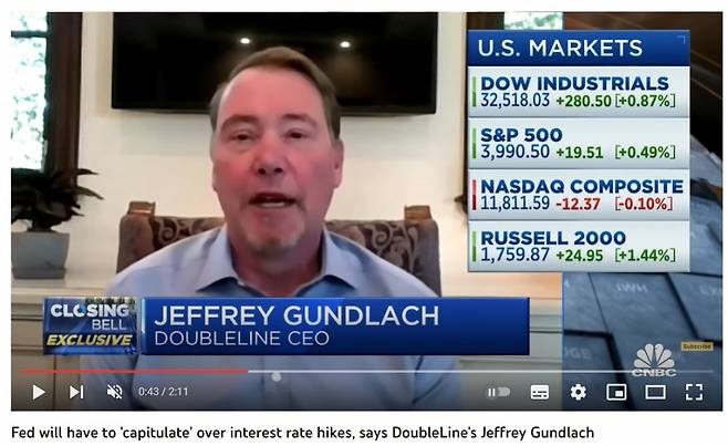 채권왕 제프리 건들락 /사진= CNBC 유튜브 캡쳐