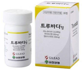 길리어드사이언스의 HIV  PrEP 약물 트루바다정