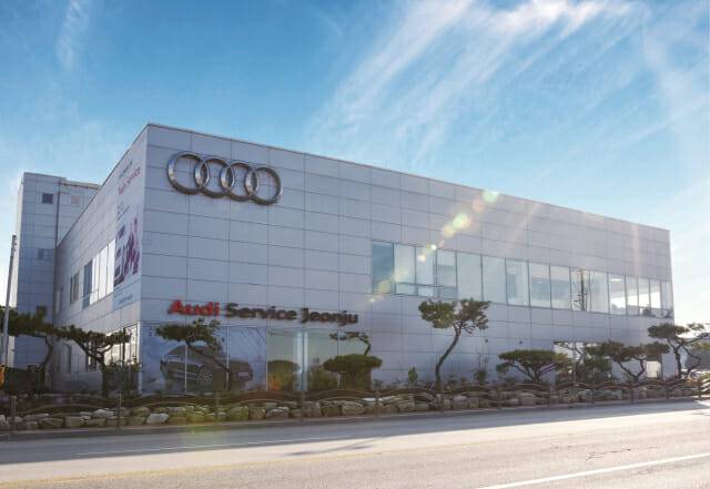 아우디 공식딜러 중산모터스 전주 서비스 센터 (사진=중산모터스)