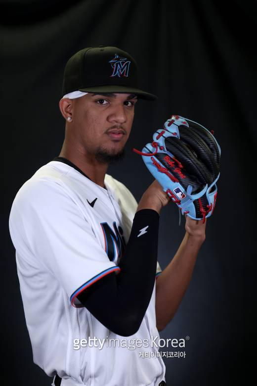 마이애미 말린스 구단 역대 최연소 데뷔를 눈앞에 둔 유리 페레스. 게티이미지