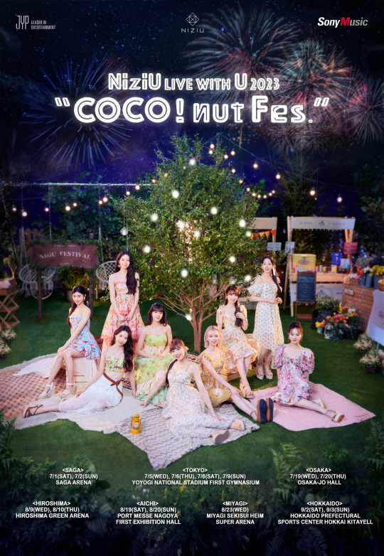 NiziU 두 번째 단독 투어_COCO! nut Fes._공식 포스터