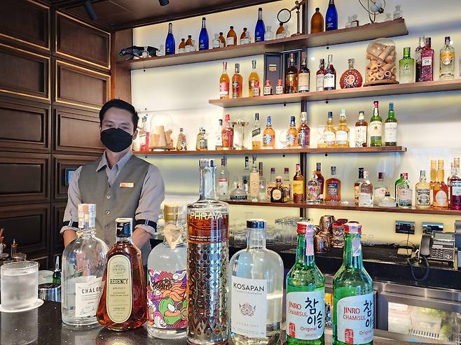 잭베인바의 칵테일 체험엔 소주도 포함된다.