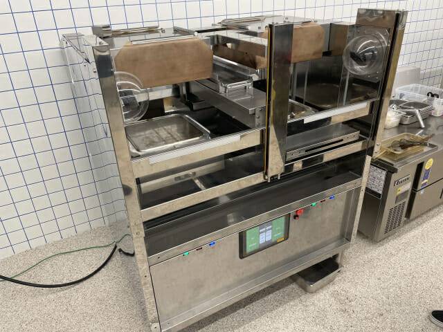 에니아이 햄버거 패티 조리로봇 '알파그릴' (사진=지디넷코리아)