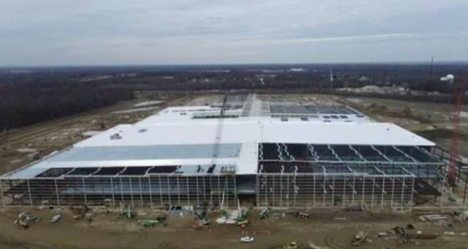 LG에너지솔루션과 GM의 배터리 합작 법인 얼티엄셀즈의 미국 오하이오주 공장. /LG에너지솔루션 제공