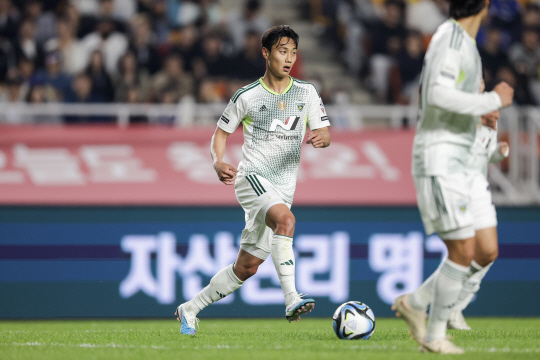 전북 현대의 백승호. 한국프로축구연맹 제공