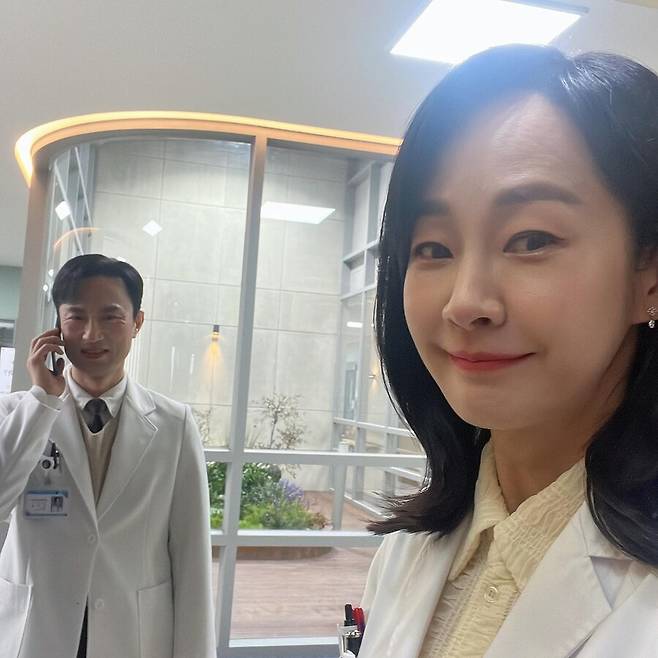 ▲ 김병철(왼쪽) 명세빈. 출처ㅣ명세빈 인스타그램