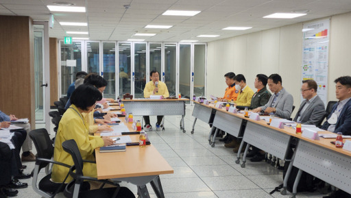 하남시가 미사경정공원 바비큐비어페스티벌 관련 안전관리위원회를 열고 있다. 하남시 제공