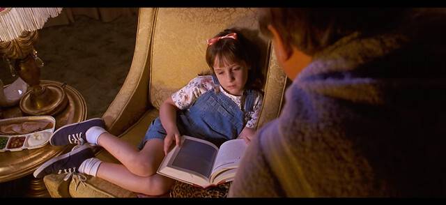 영화 <마틸다>(1996) 갈무리