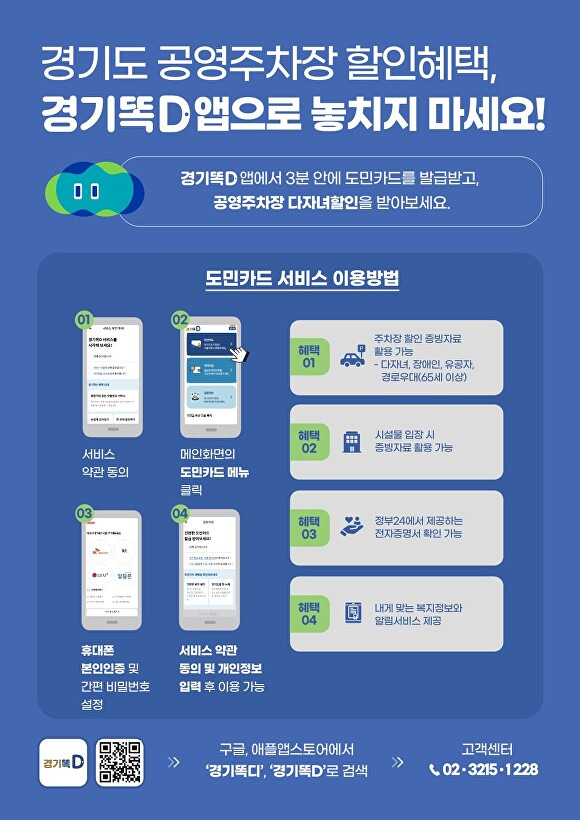 ‘경기똑D’ 도민카드 포스터. [사진=경기도]