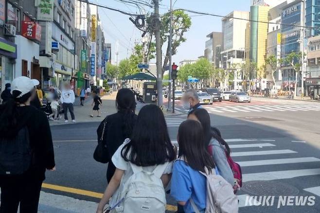 지난 10일 서울 강남 대치동 학원가.   사진=임지혜 기자