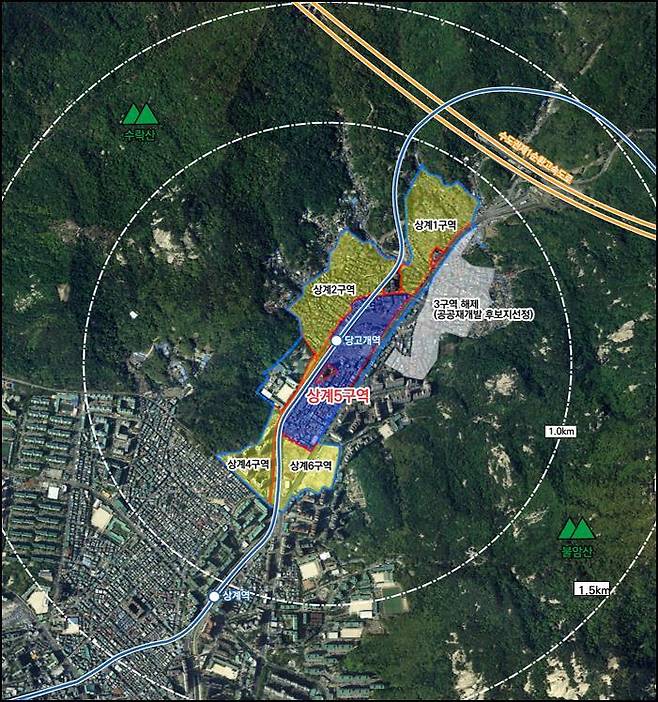 상계5구역 위치도(서울시 제공)