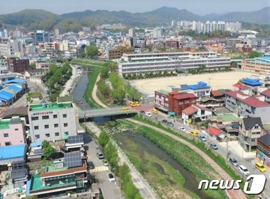 충북 옥천군 옥천읍 전경. /뉴스1