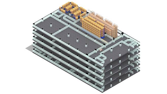 현대무벡스가 구축할 싸토리우스 송도캠퍼스 자동창고시스템 계획도 / 현대무벡스