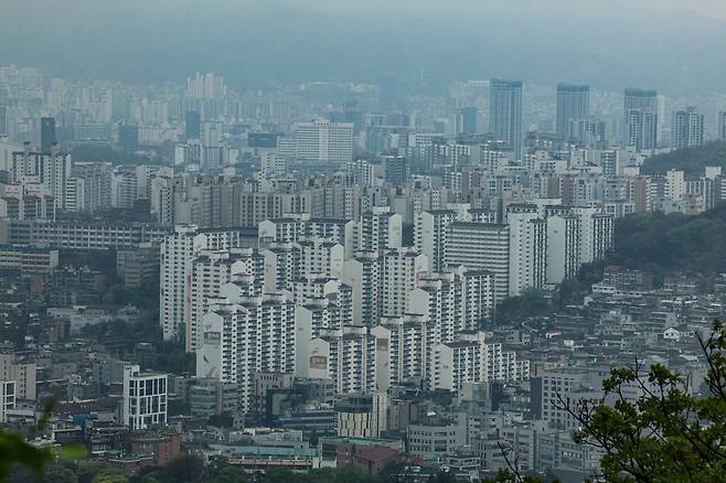 서울 시내 아파트. [연합]