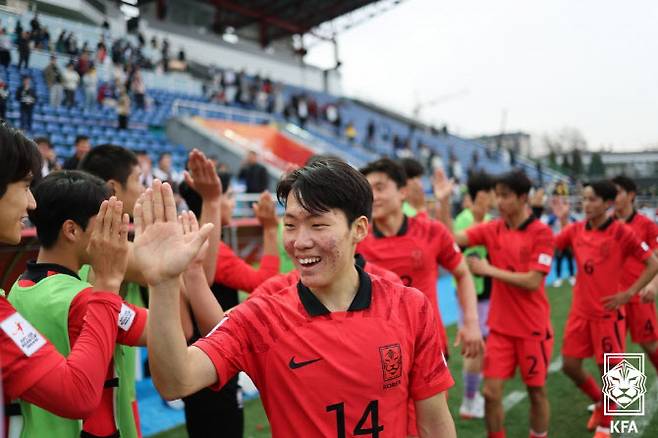 김은중호의 강상윤(전북)이 U-20 월드컵 우승이라는 포부를 밝혔다. 사진=대한축구협회