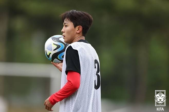 U-20 대표팀의 배서준. 제공 | 대한축구협회