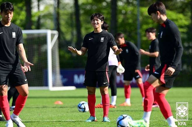 ▲ 김은중호 핵심 선수들, 강성진-김용학-배준호(사진 위부터 차례로). ⓒ대한축구협회