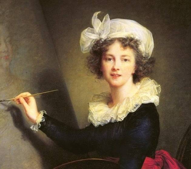 르 브룅의 자화상.