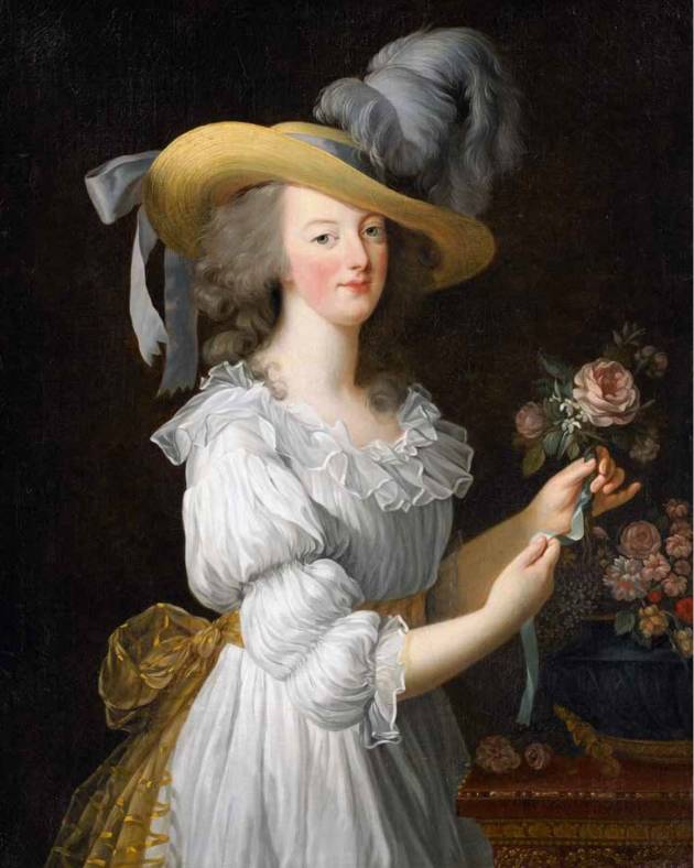 장미를 든 마리 앙투아네트(1783). /린다 앤 스튜어트 레스닉 컬렉션