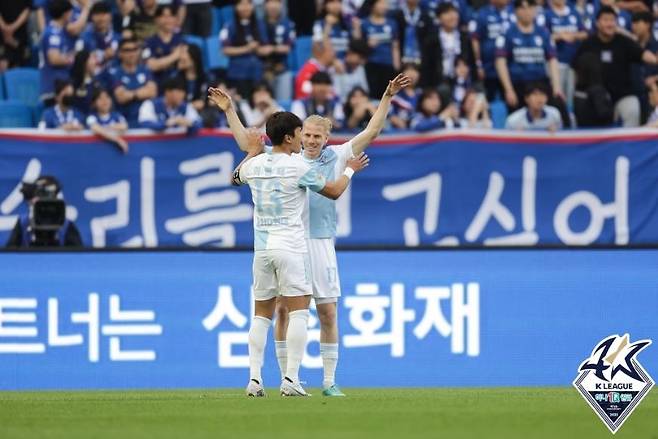 득점한 울산 루빅손 [한국프로축구연맹 제공. 재판매 및 DB 금지]