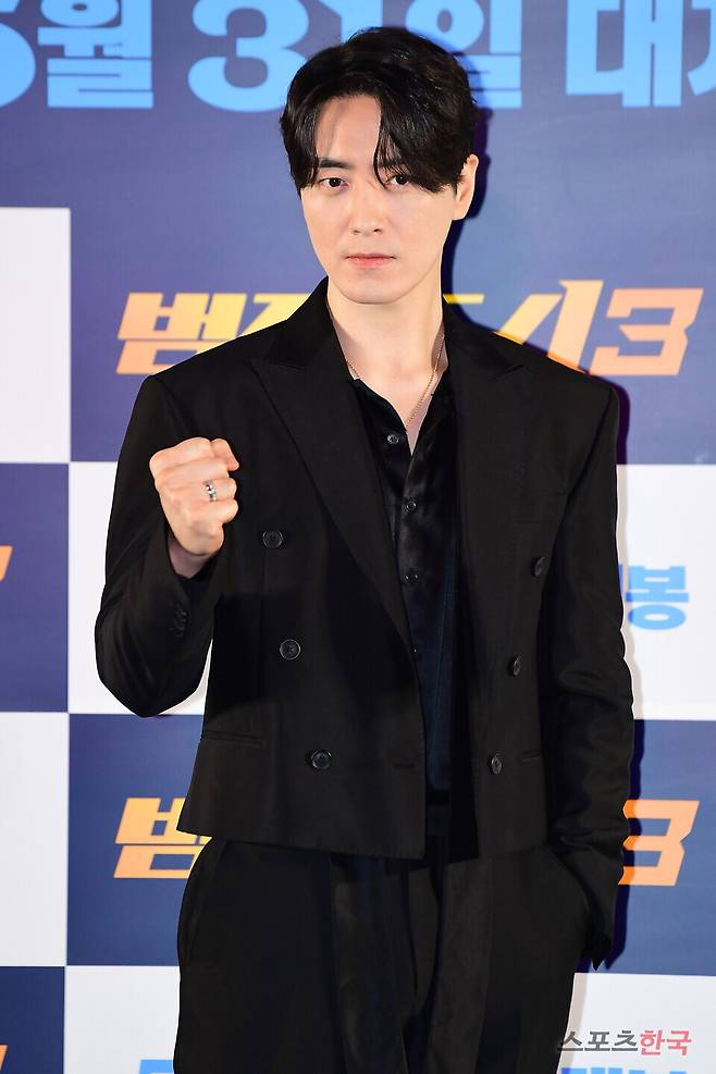영화 '범죄도시3' 언론시사회에 참석한 배우 이준혁. ⓒ이혜영 기자 lhy@hankooki.com