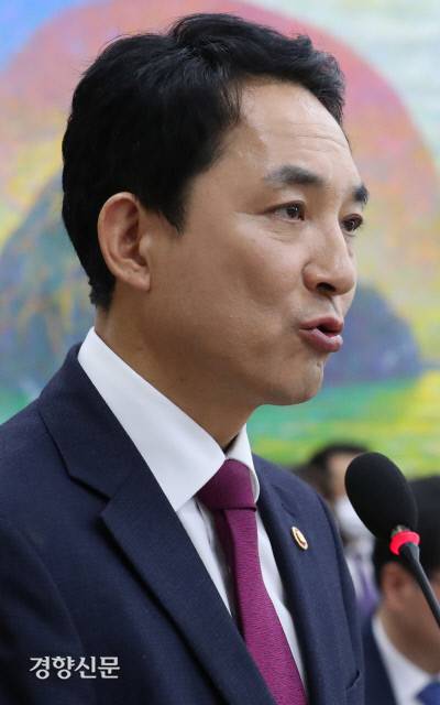 박민식 국가보훈부 장관 후보자가 22일 국회에서 열린 인사청문회에서 인사말을 하고 있다. 박민규 선임기자